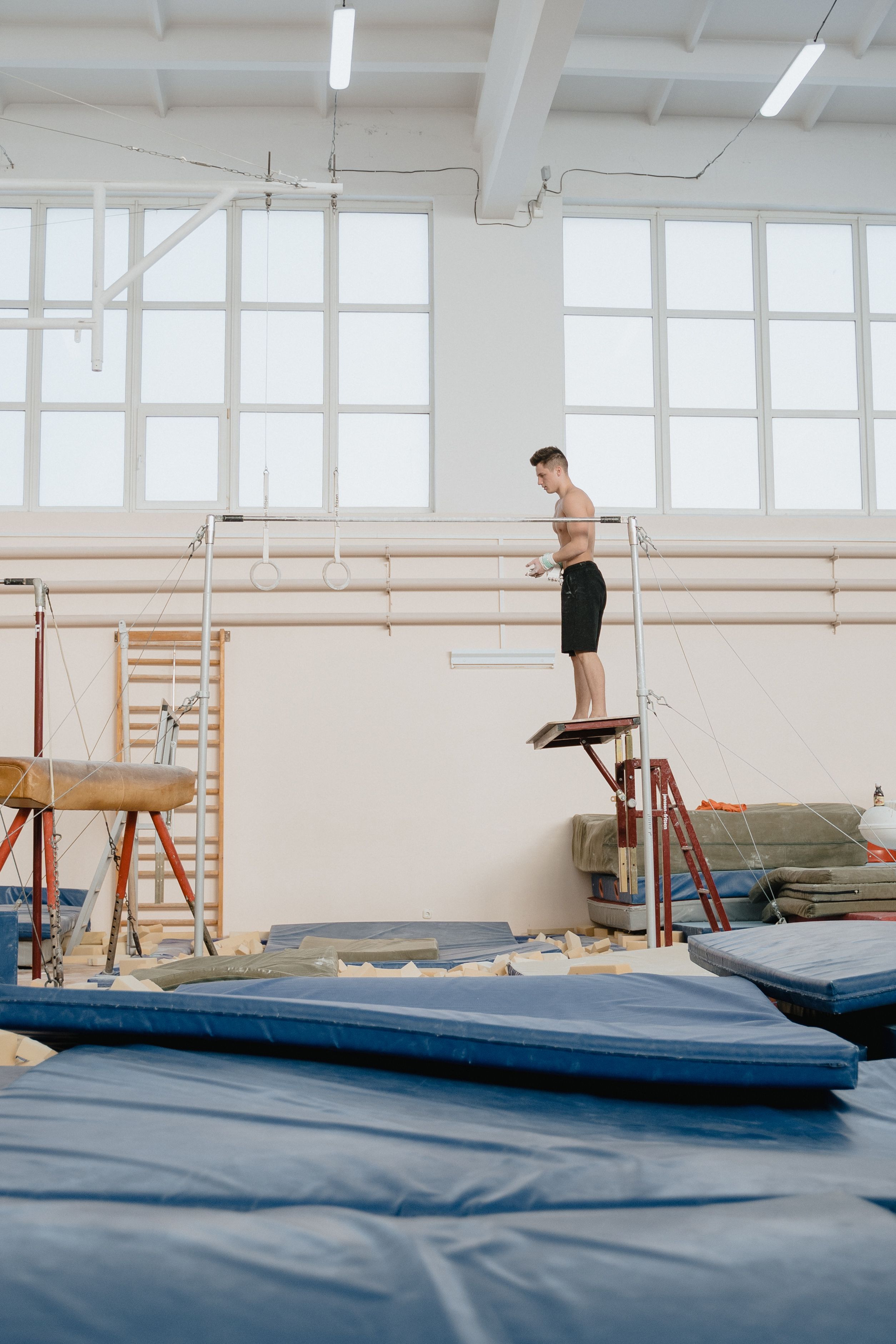 Gymnastics training facility