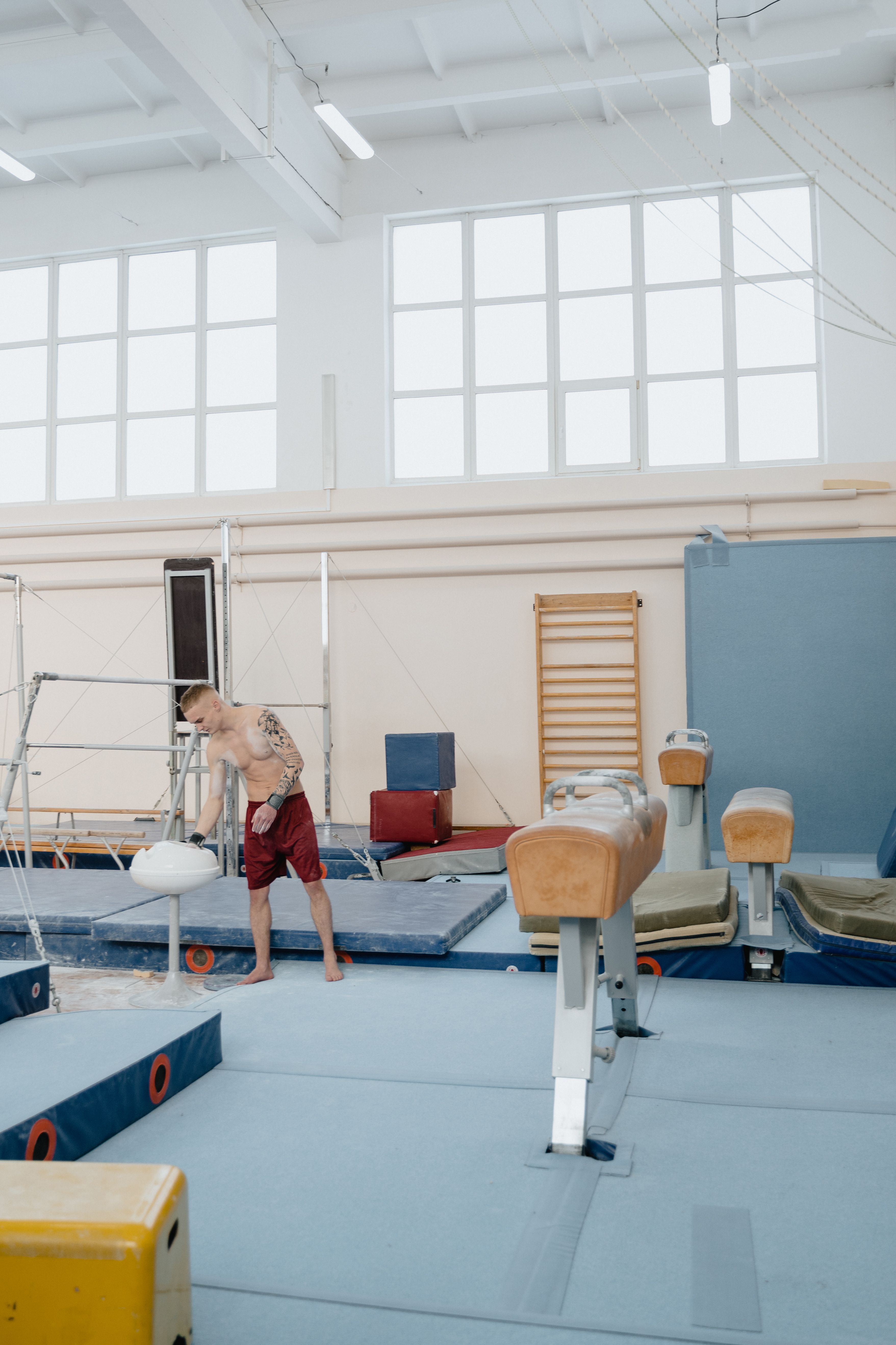Competitive gymnastics team